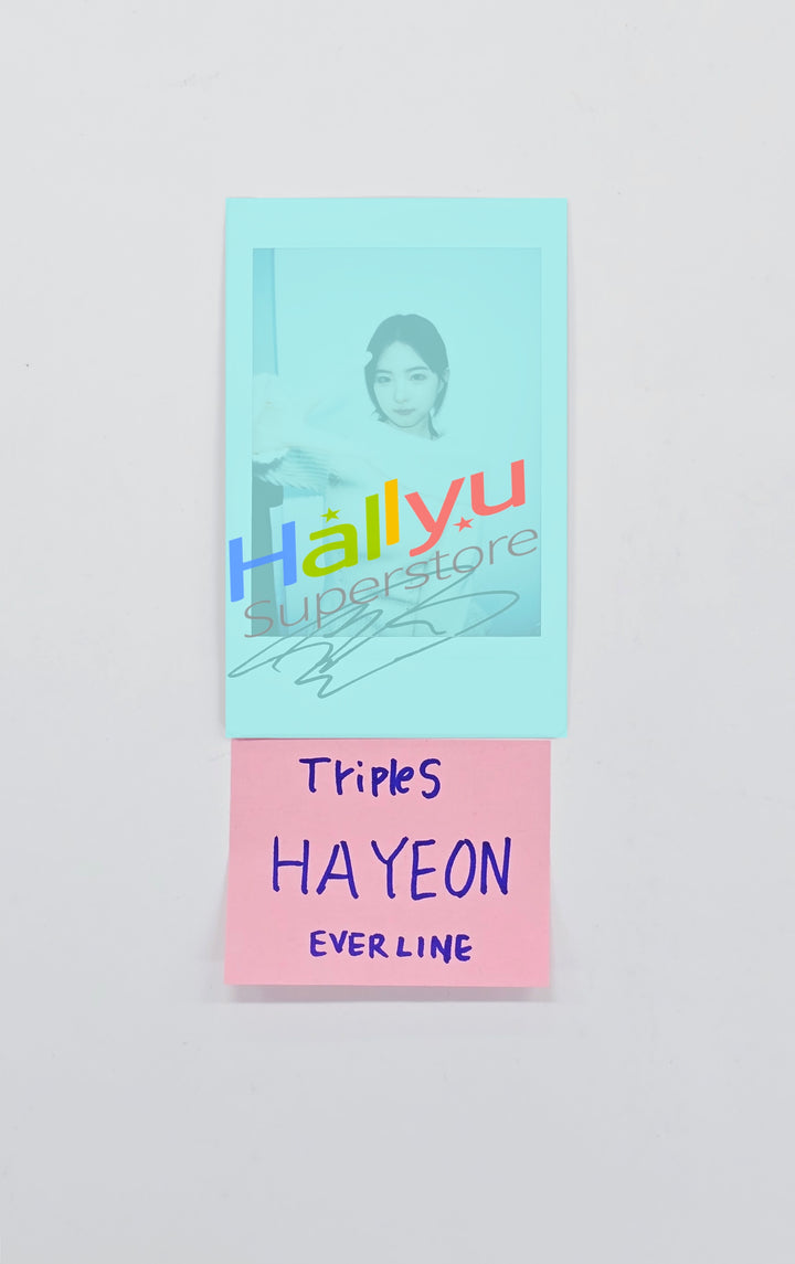 HAYEON (of Triples) - Hand Autographed(Signed) Polaroid [26.04.07]