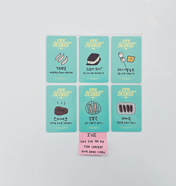 IVE - 2025 IVE The 3rd Fan Concert DIVE ZONE 2 Days Photocards Set (6ea) [26.04.07]