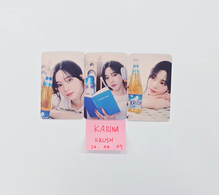 Karina (of Aespa) - Krush Event Photocards Set (3ea) [26.04.07]
