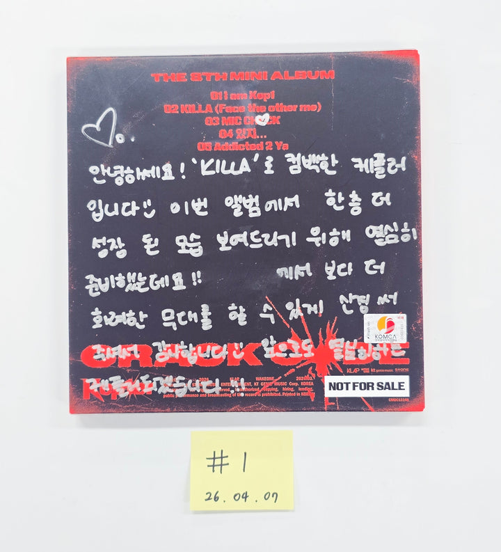 Kep1er "CRACK CODE" - Hand Autographed(Signed) Promo Album [26.04.07]