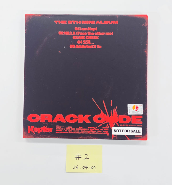 Kep1er "CRACK CODE" - Hand Autographed(Signed) Promo Album [26.04.07]