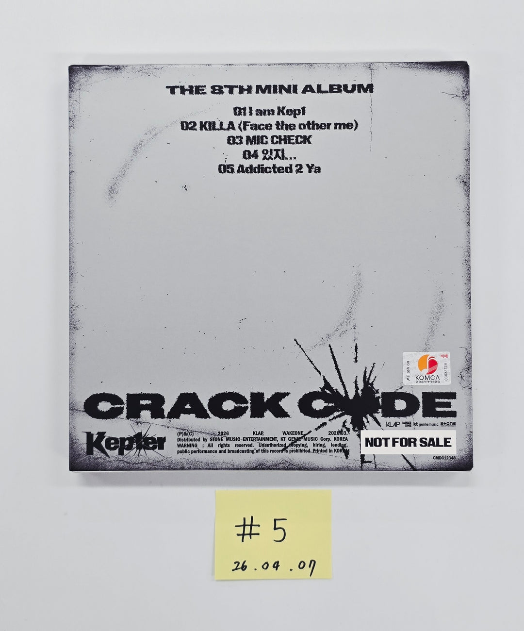 Kep1er "CRACK CODE" - Hand Autographed(Signed) Promo Album [26.04.07]