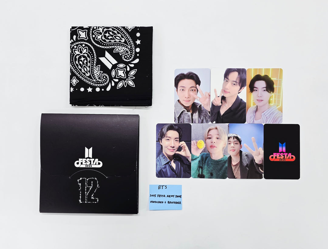 BTS - "FESTA" ARMY Zone Event Photocard + Bandana [26.04.08]