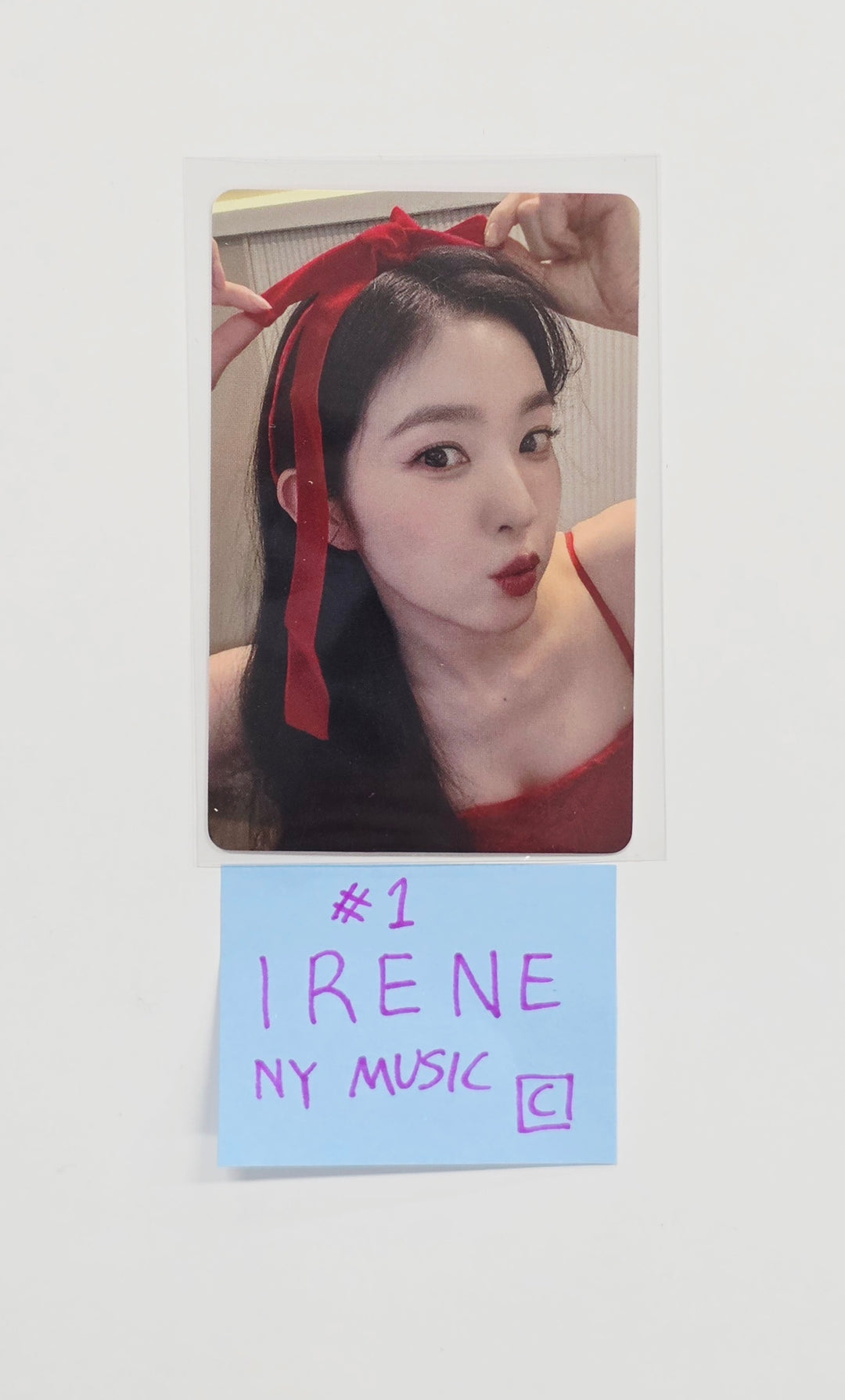 IRENE (of Red Velvet) "Biggest Fan" - NY Music Pre-Order Benefit Photocard (Compact Ver.) [26.04.08]