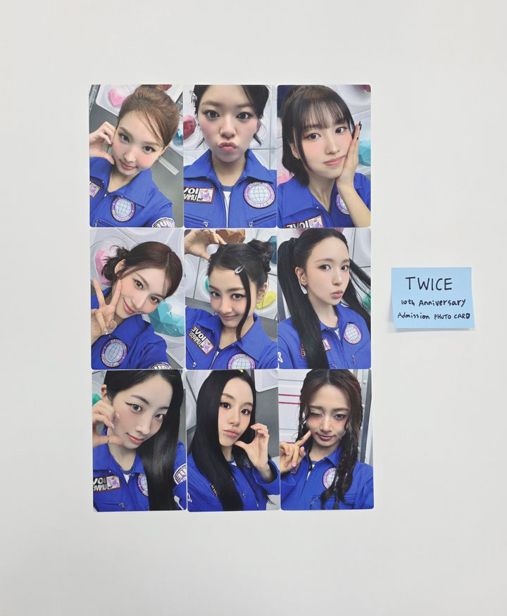 TWICE "10VE UNIVERSE" - 10th ANNIVERSARY Pop-UP Event Photocards Set (9EA) [26.04.08]