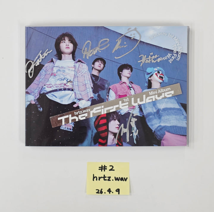 hrtz.wav "The First Wave" - Hand Autographed(Signed) Promo Album [26.04.09]