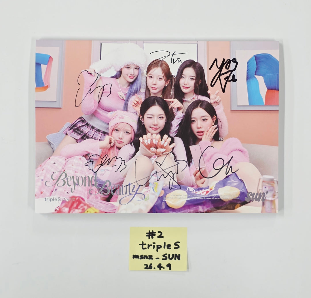 TripleS_msnz "Beyond Beauty" - Hand Autographed(Signed) Promo Album [26.04.09]