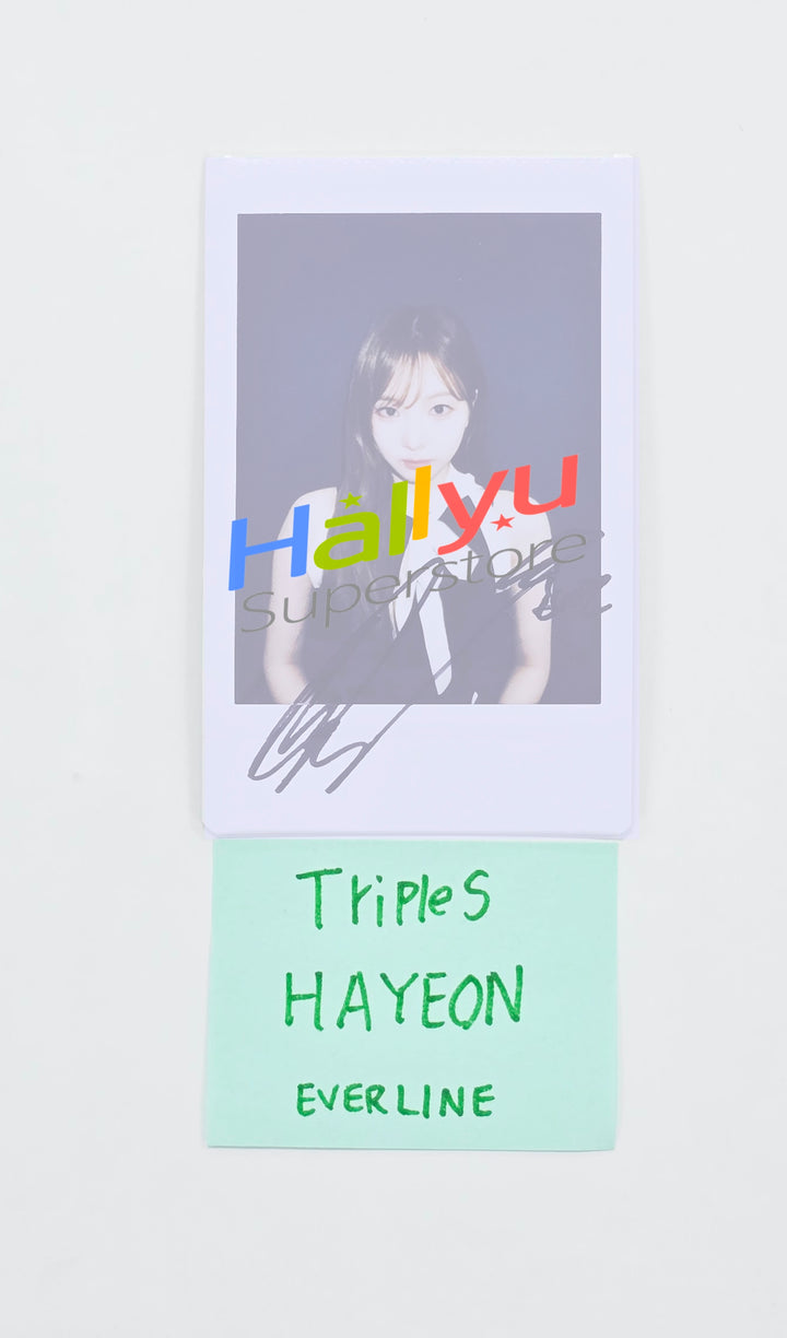 HAYEON (of Triples) - Hand Autographed(Signed) Polaroid [26.04.09]