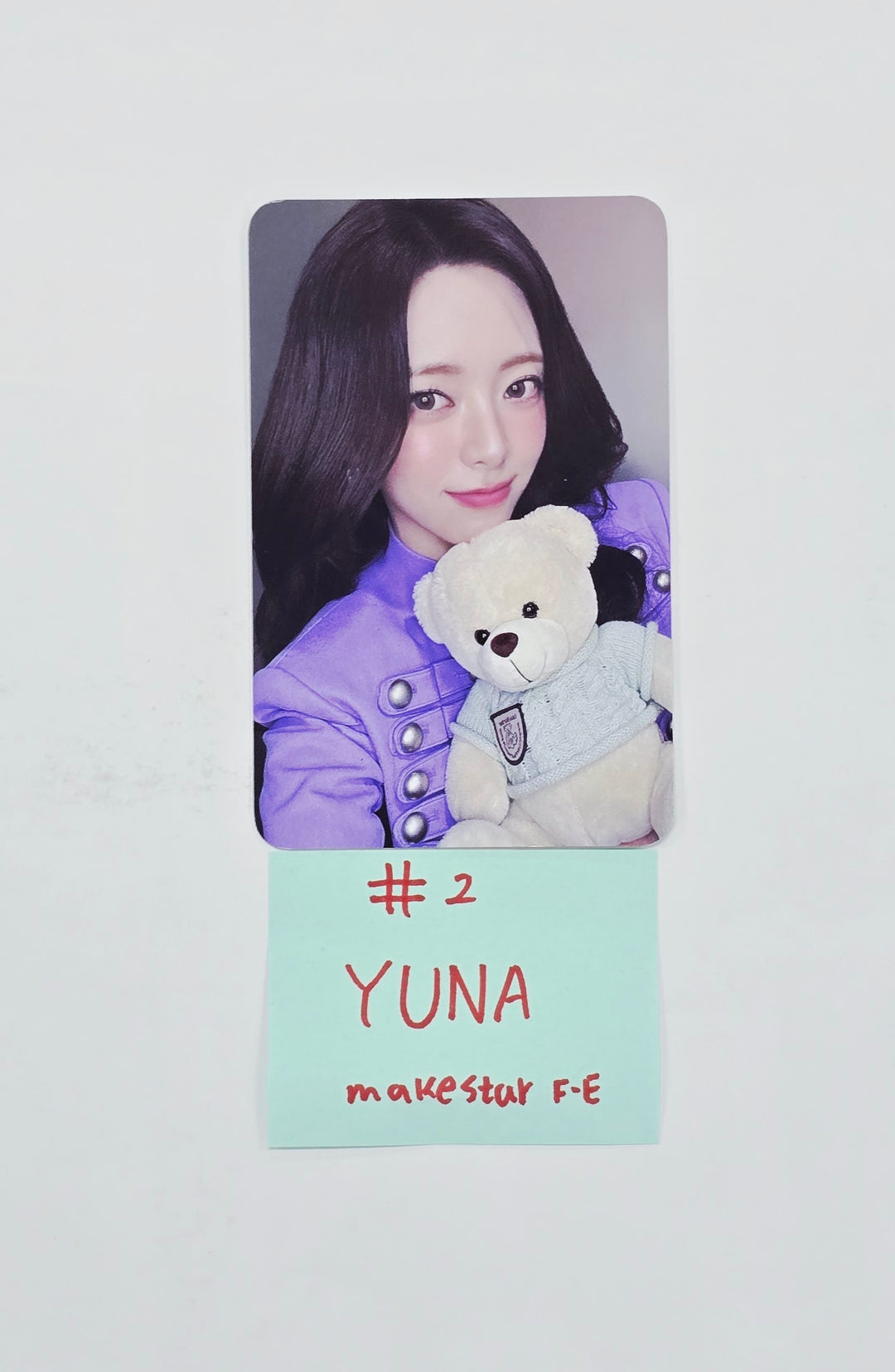 YUNA (of ITZY) "Ice Cream" - Makestar Fansign Event Photocard [26.04.09]