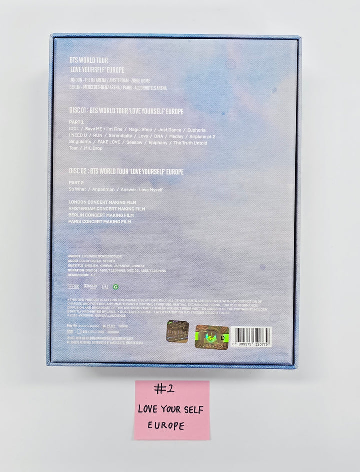 BTS - "LOVE YOUR SELF" DVD (EUROPE ver.) [26.04.10]