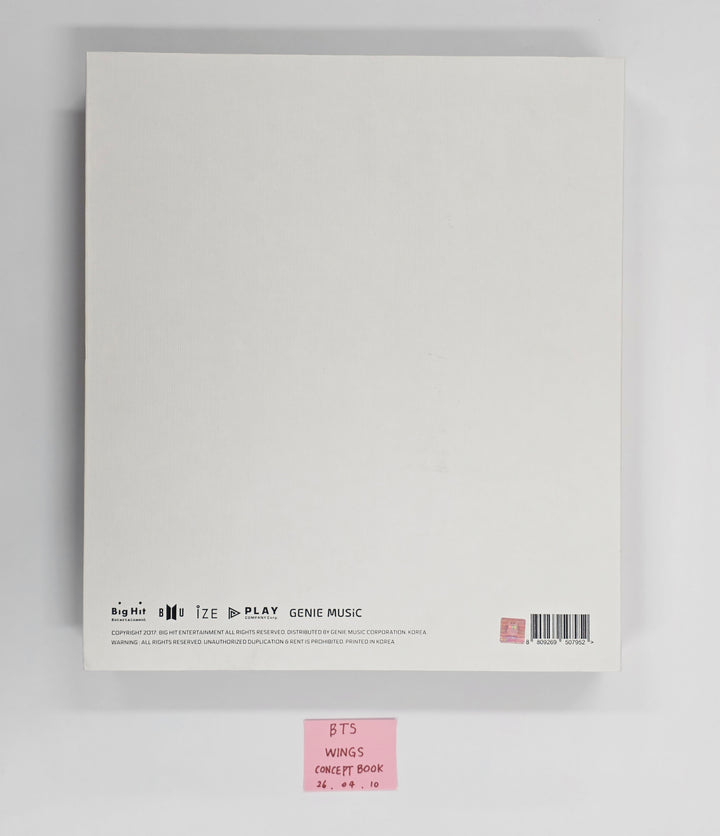 BTS - The WINGS Concept Book + Lenticular Photocard [26.04.10]