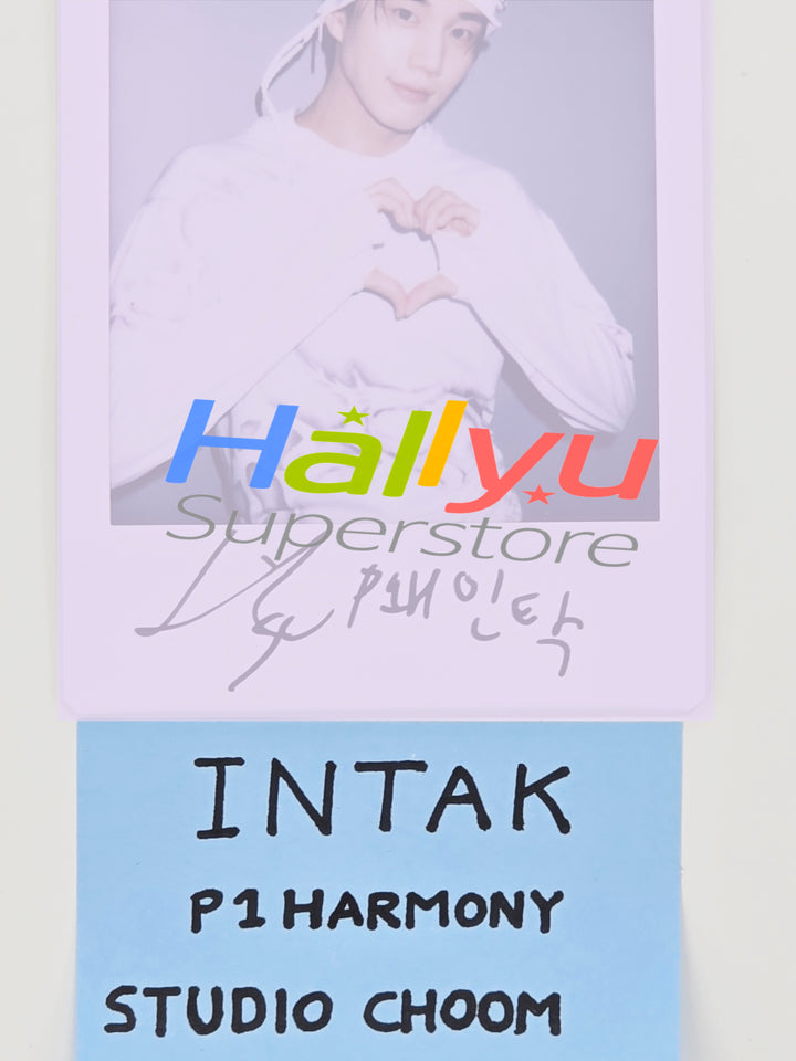 INTAK (of P1harmony) - Hand Autographed(Signed) Polaroid [26.04.13]