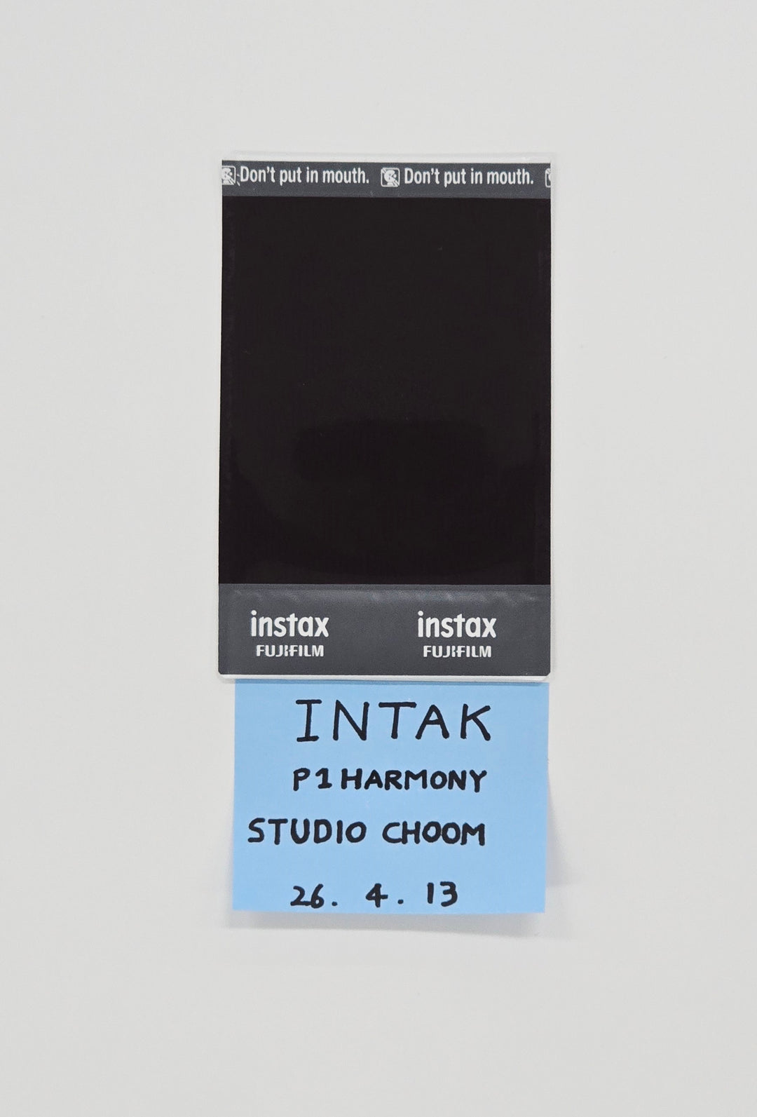 INTAK (of P1harmony) - Hand Autographed(Signed) Polaroid [26.04.13]