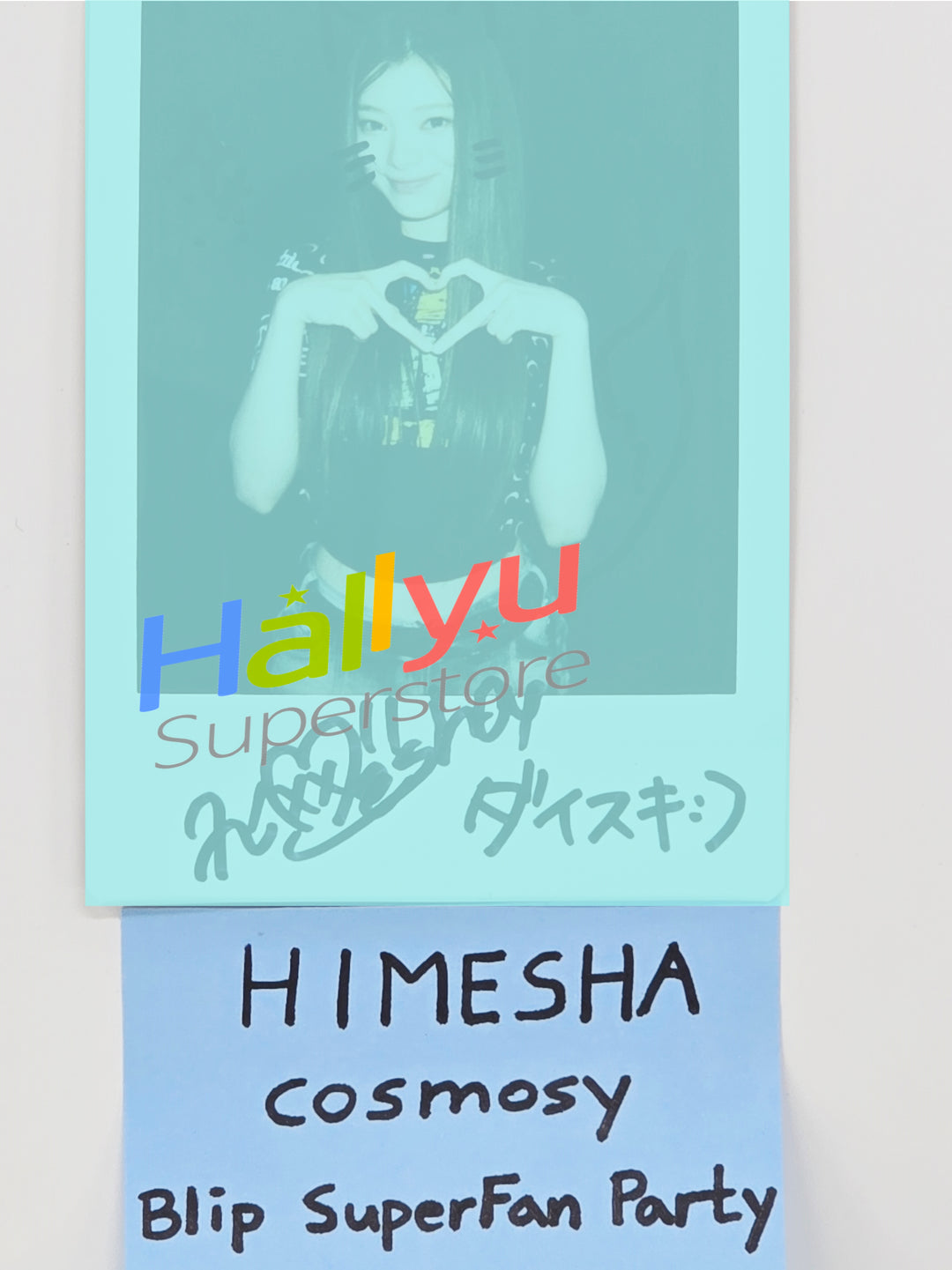 HIMESHA (of KOSMOSY) - Hand Autographed(Signed) Polaroid [26.04.13]