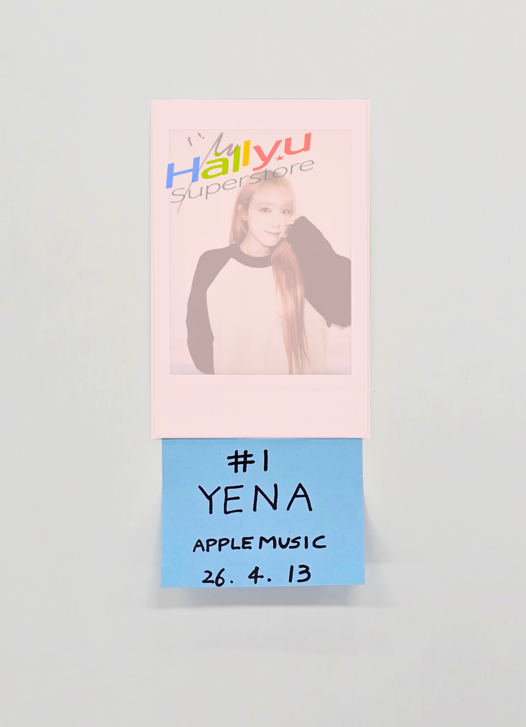 YENA - Hand Autographed(Signed) Polaroid [26.04.13]