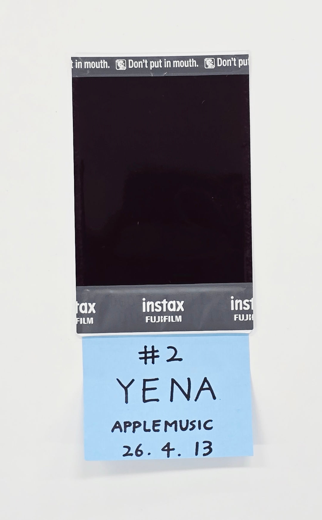 YENA - Hand Autographed(Signed) Polaroid [26.04.13]