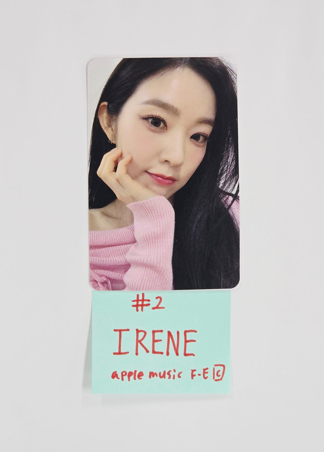 IRENE (of Red Velvet) "Biggest Fan" - Apple Music Fansign Event Photocard (Compact Ver.) [26.04.14]