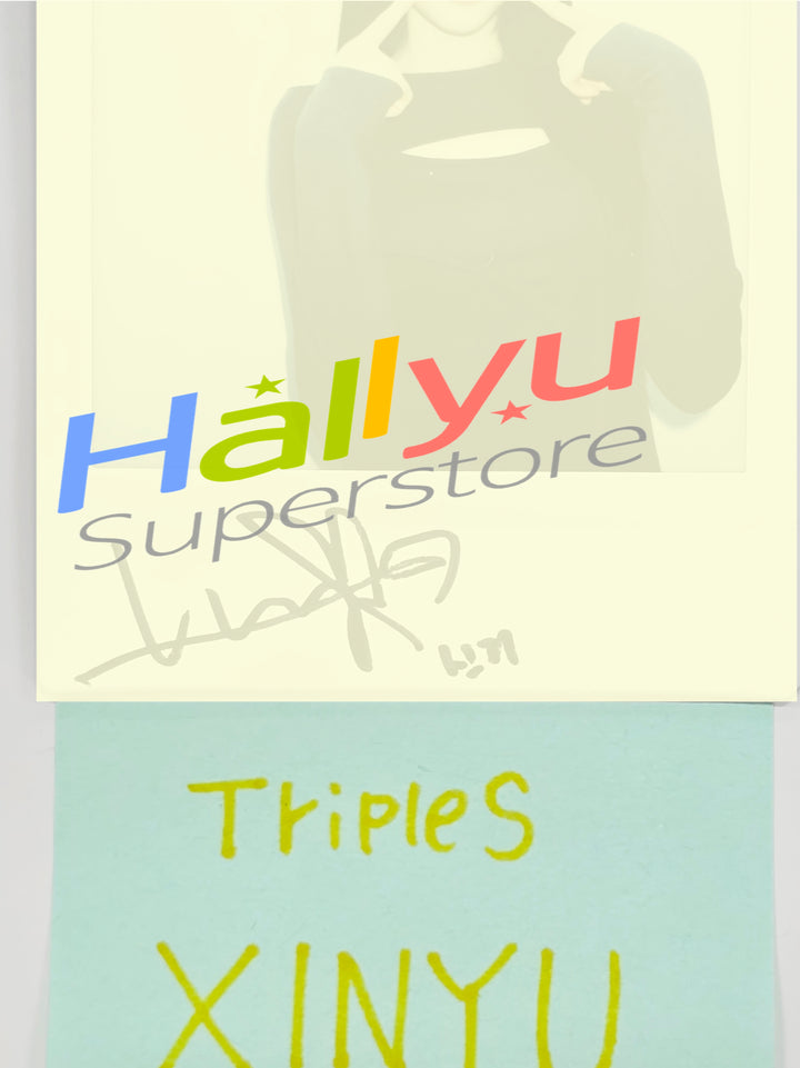 XINYU (of TripleS) - Hand Autographed(Signed) Polaroid (2) [26.04.14]