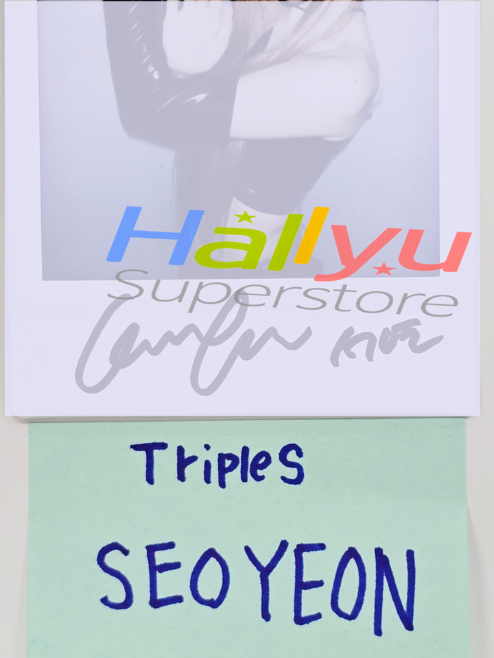 SEOYEON (of TripleS) - Hand Autographed(Signed) Polaroid [26.04.14]