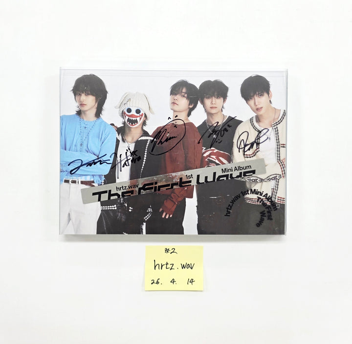 hrtz.wav "The First Wave" - Hand Autographed(Signed) Promo Album [26.04.14]