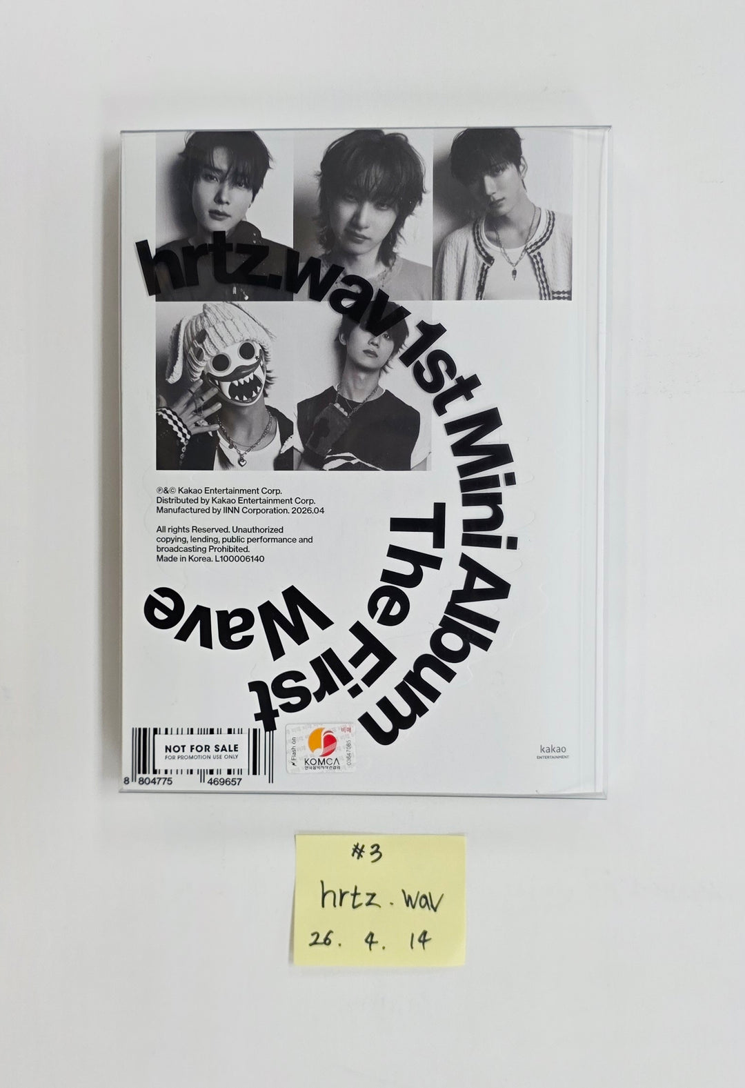 hrtz.wav "The First Wave" - Hand Autographed(Signed) Promo Album [26.04.14]