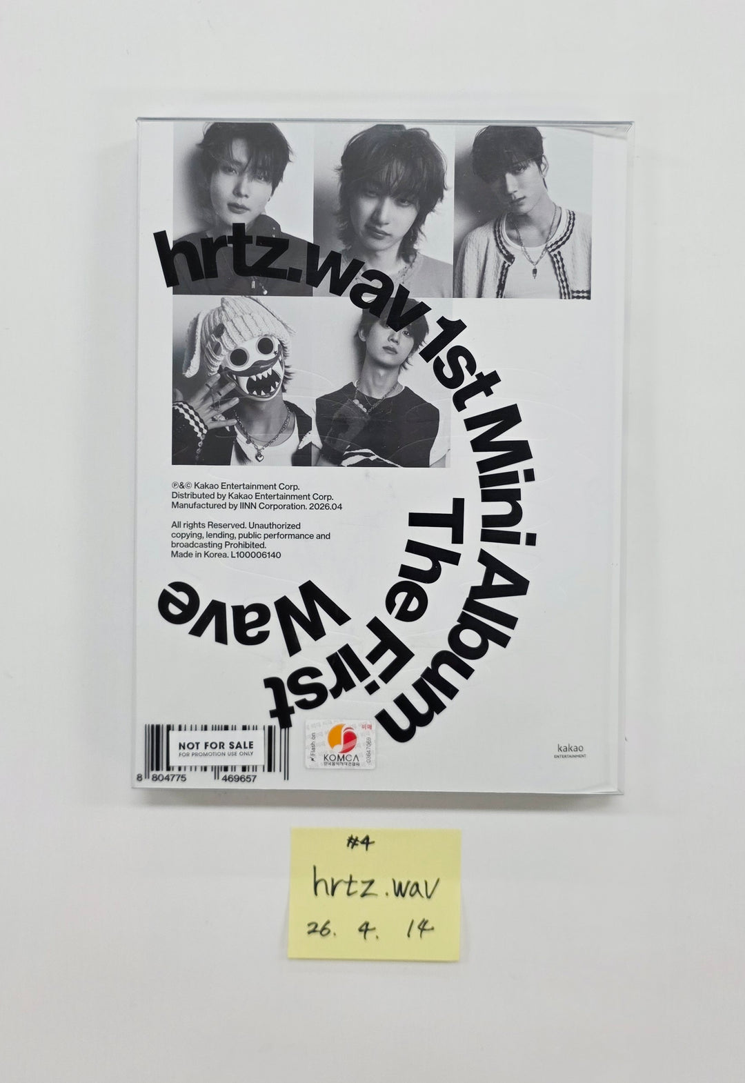hrtz.wav "The First Wave" - Hand Autographed(Signed) Promo Album [26.04.14]