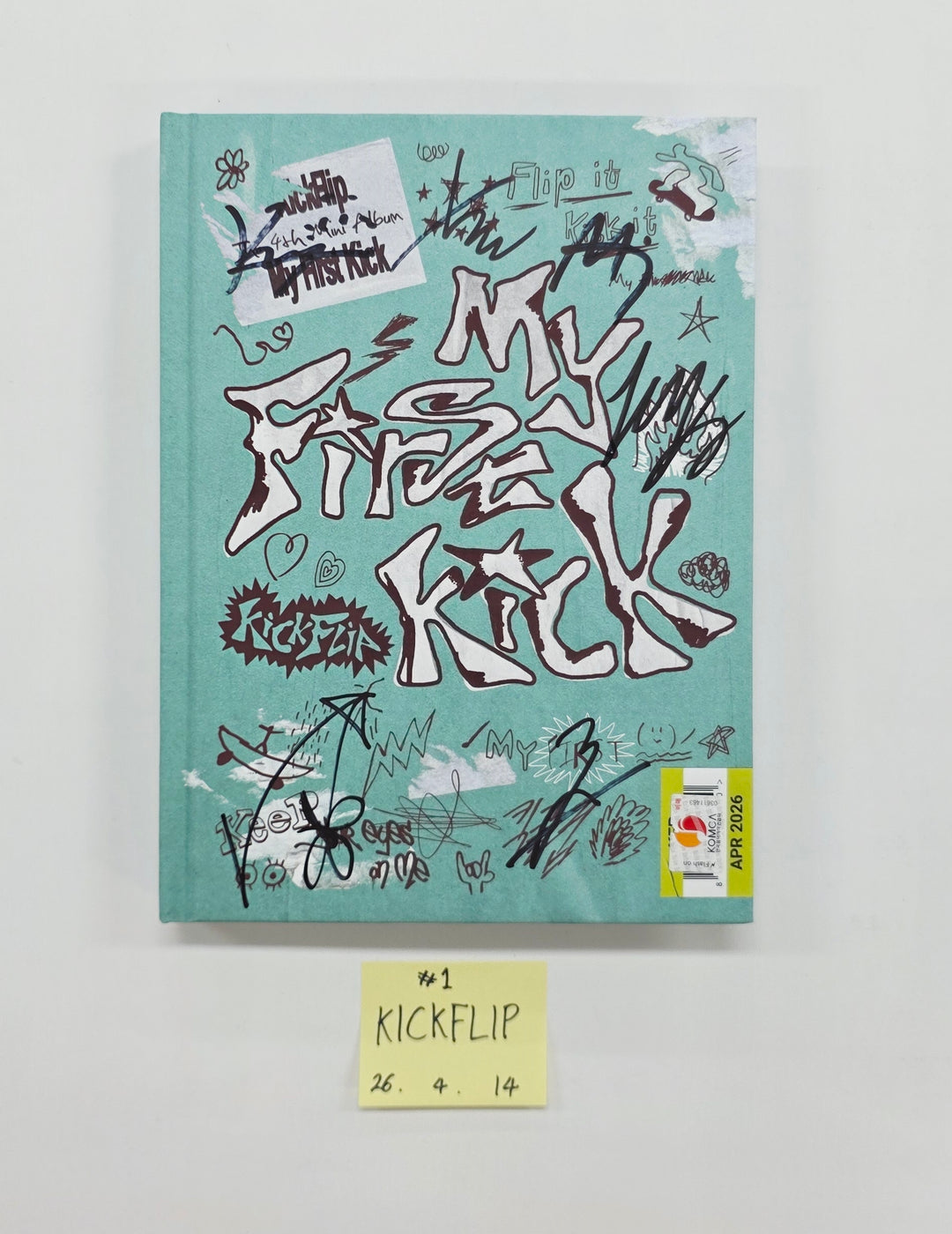 KickFlip "My First Kick" - Hand Autographed(Signed) Promo Album [26.04.14]