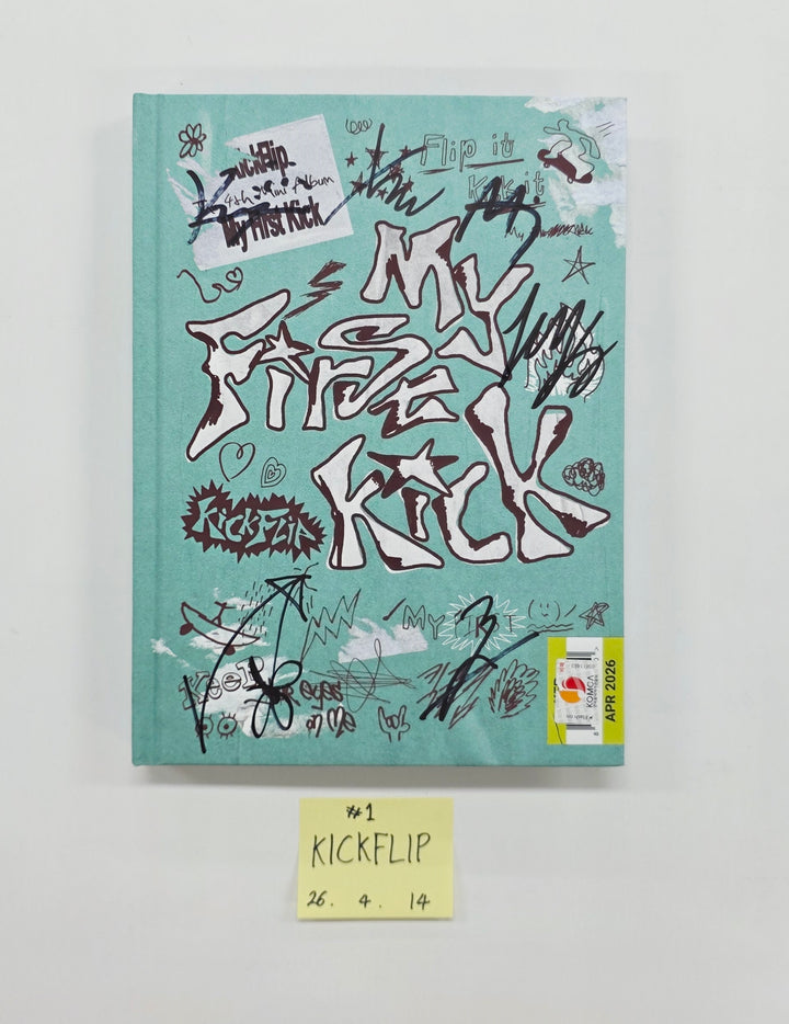 KickFlip "My First Kick" - Hand Autographed(Signed) Promo Album [26.04.14]