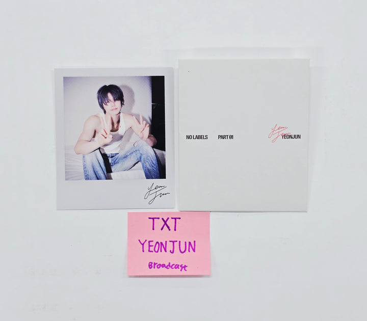 YEONJUN (of TXT) - Broadcast Polaroid type Photocard [26.04.15]