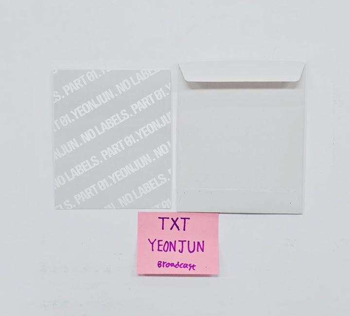 YEONJUN (of TXT) - Broadcast Polaroid type Photocard [26.04.15]