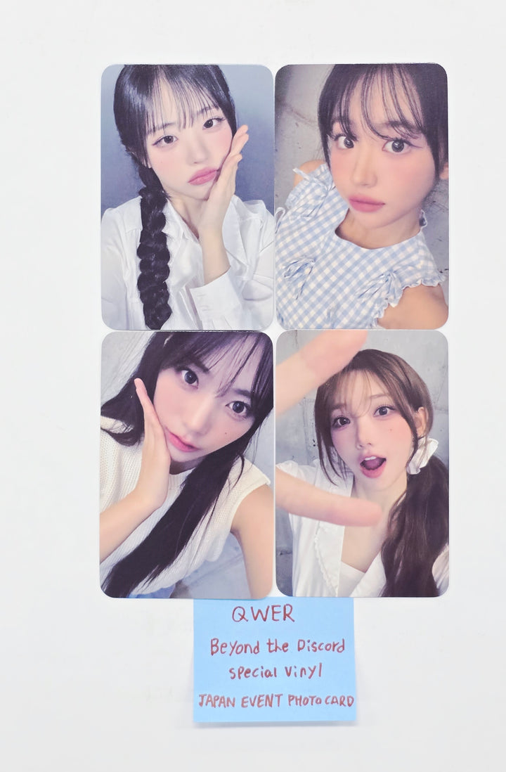 QWER "Beyond the Discord" - Special VINYL Japan Event Photocard Set (4ea) [26.04.16]