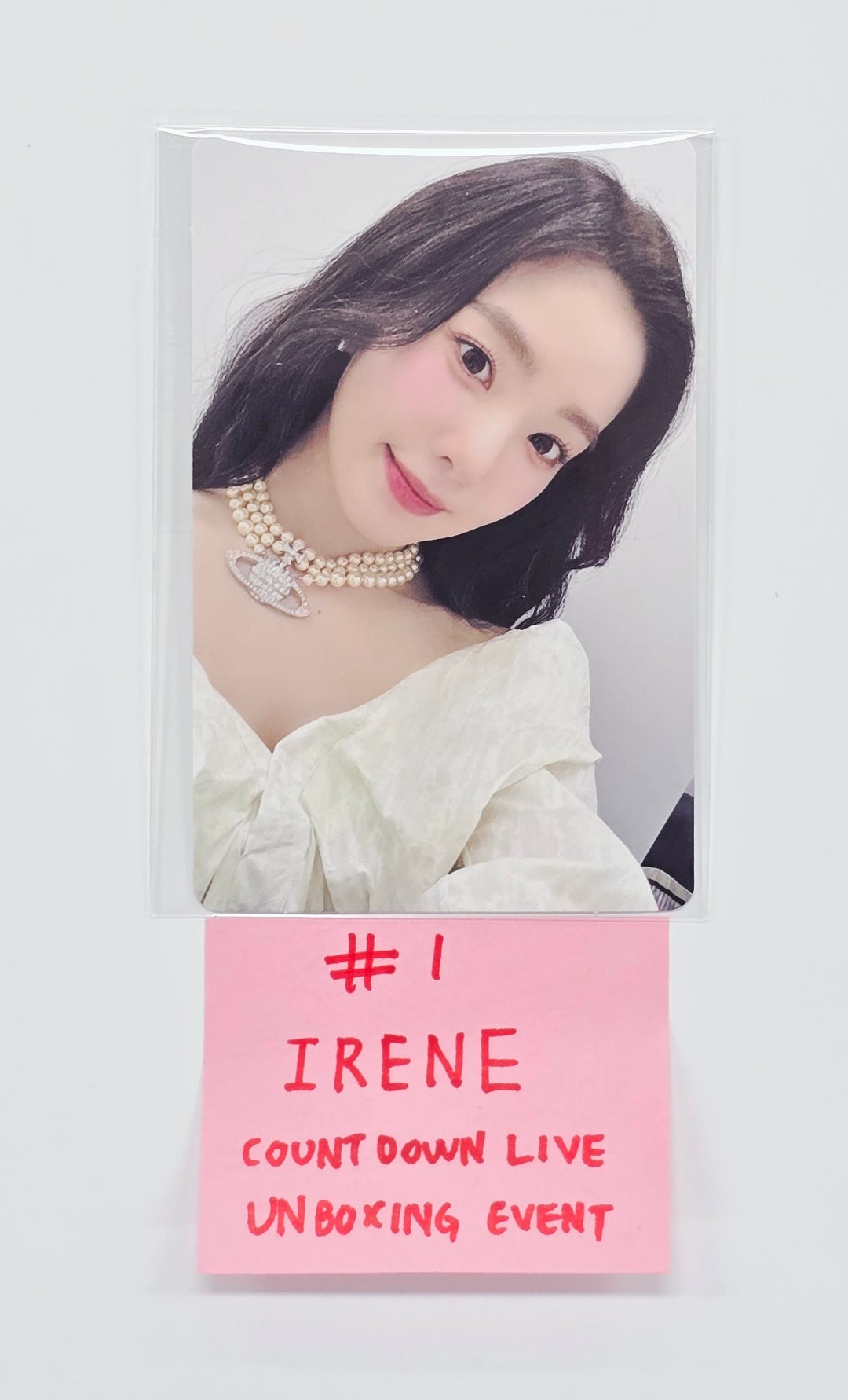IRENE (of Red Velvet) "Biggest Fan" - CountDown Live UNBOXING Event Photocard (Compact Ver.) [26.04.17]