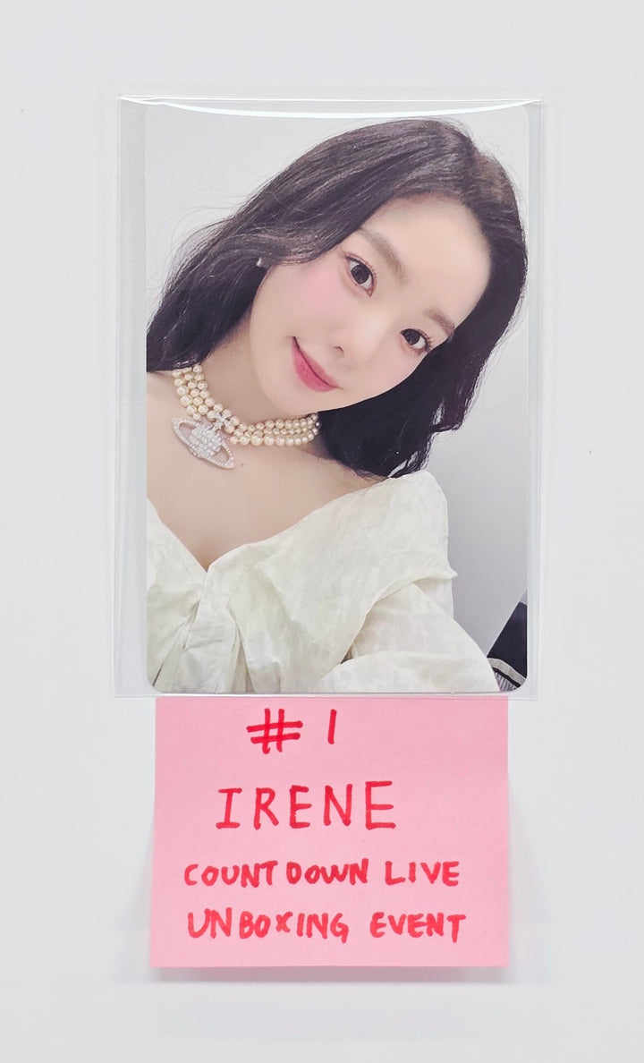 IRENE (of Red Velvet) "Biggest Fan" - CountDown Live UNBOXING Event Photocard (Compact Ver.) [26.04.17]
