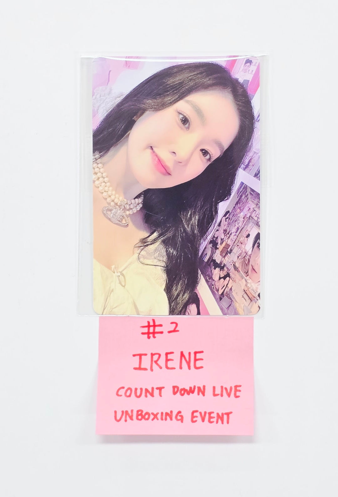 IRENE (of Red Velvet) "Biggest Fan" - CountDown Live UNBOXING Event Photocard (Compact Ver.) [26.04.17]