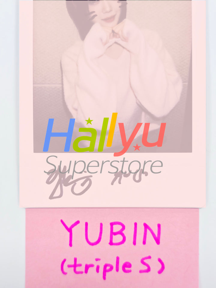 YUBIN (of TripleS) - Hand Autographed(Signed) Polaroid [26.04.17]