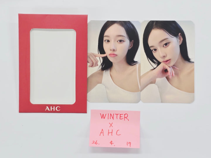 Winter (of  Aespa) - "Winter x AHC" Never Live Event Photocards Set (2ea) [26.04.17]