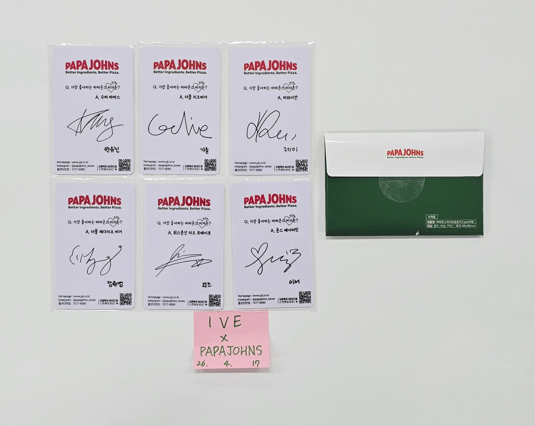 IVE - IVE X Papa John&