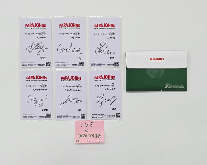 IVE - IVE X Papa John&