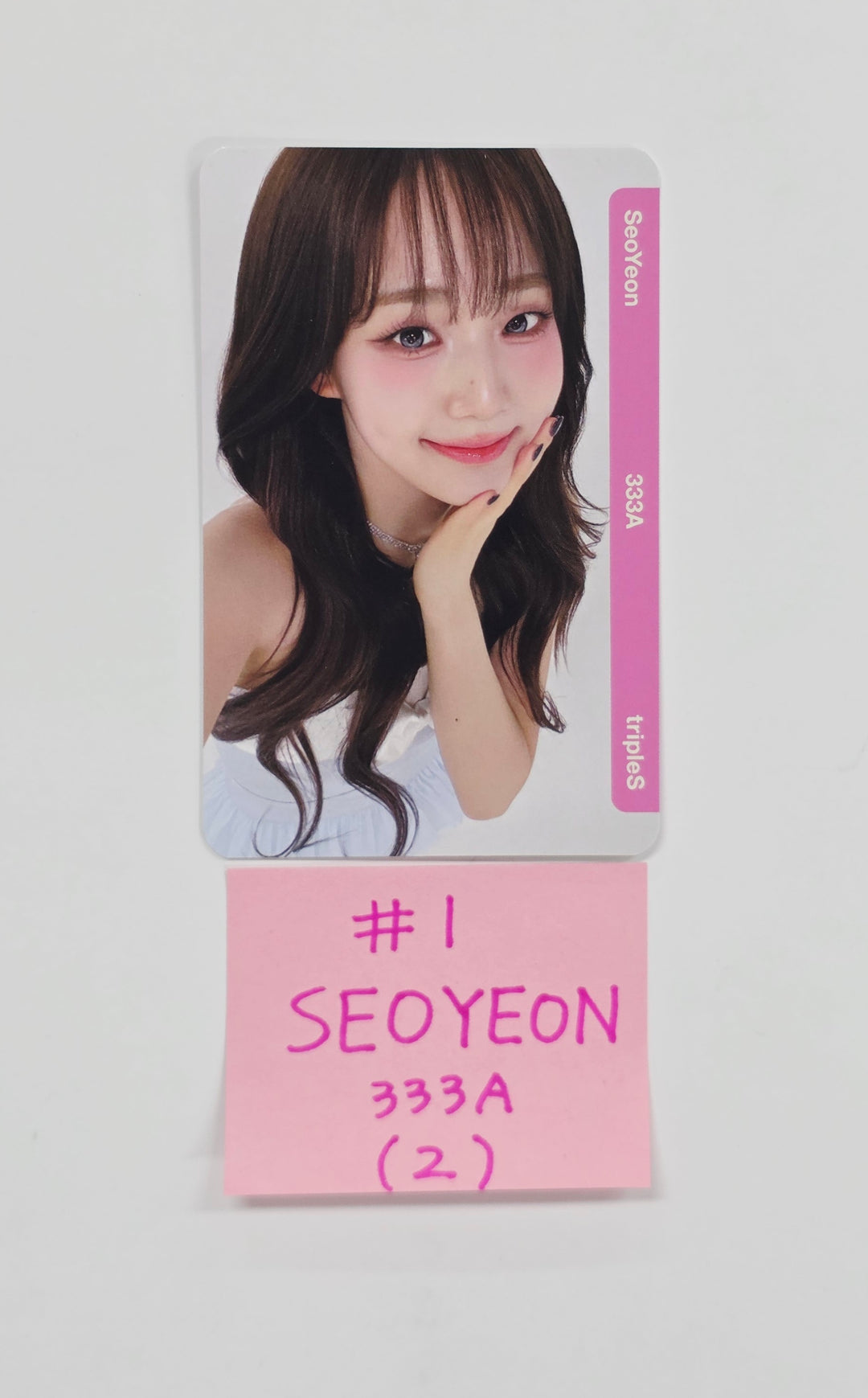 TripleS - OT24 "My Secret New Zone" Seoul Concert Farewell Party Binary02 Double Class Objekt(333A) Photocard [26.04.17]