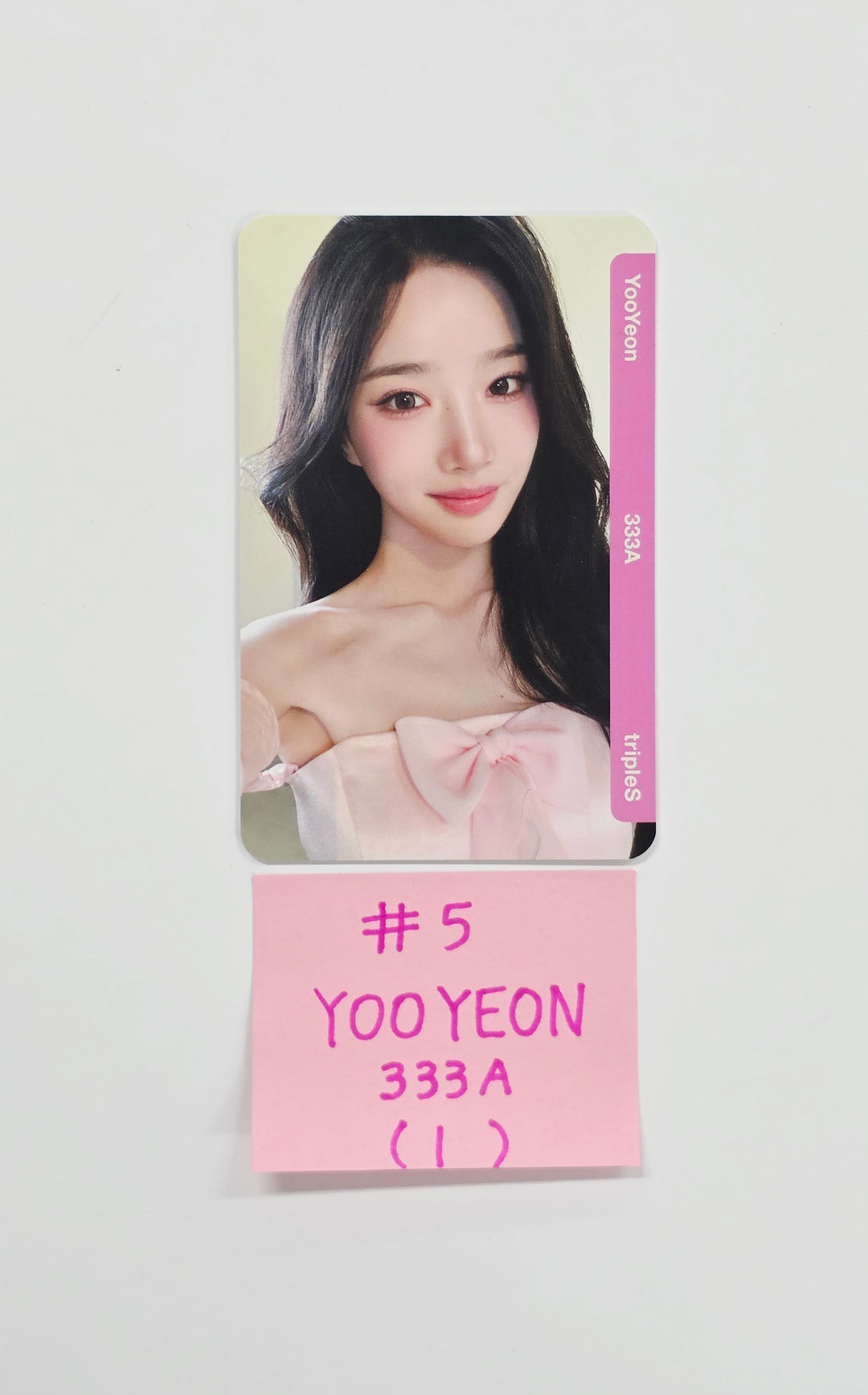TripleS - OT24 "My Secret New Zone" Seoul Concert Farewell Party Binary02 Double Class Objekt(333A) Photocard [26.04.17]
