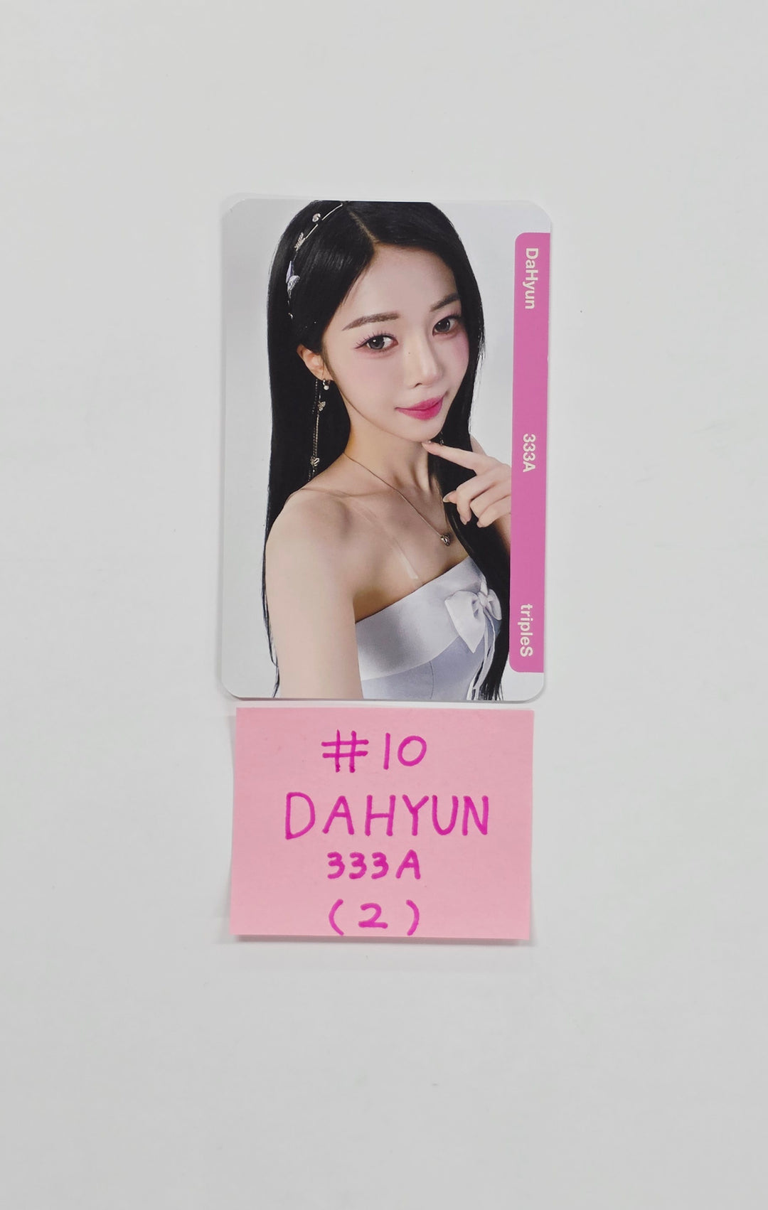 TripleS - OT24 "My Secret New Zone" Seoul Concert Farewell Party Binary02 Double Class Objekt(333A) Photocard [26.04.17]