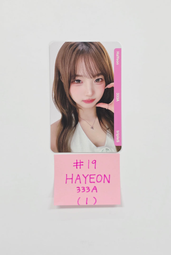 TripleS - OT24 "My Secret New Zone" Seoul Concert Farewell Party Binary02 Double Class Objekt(333A) Photocard [26.04.17]