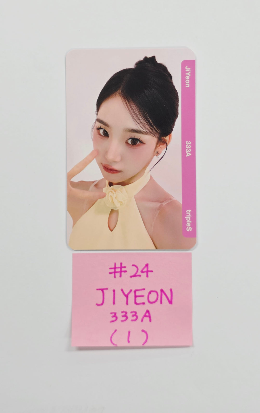 TripleS - OT24 "My Secret New Zone" Seoul Concert Farewell Party Binary02 Double Class Objekt(333A) Photocard [26.04.17]