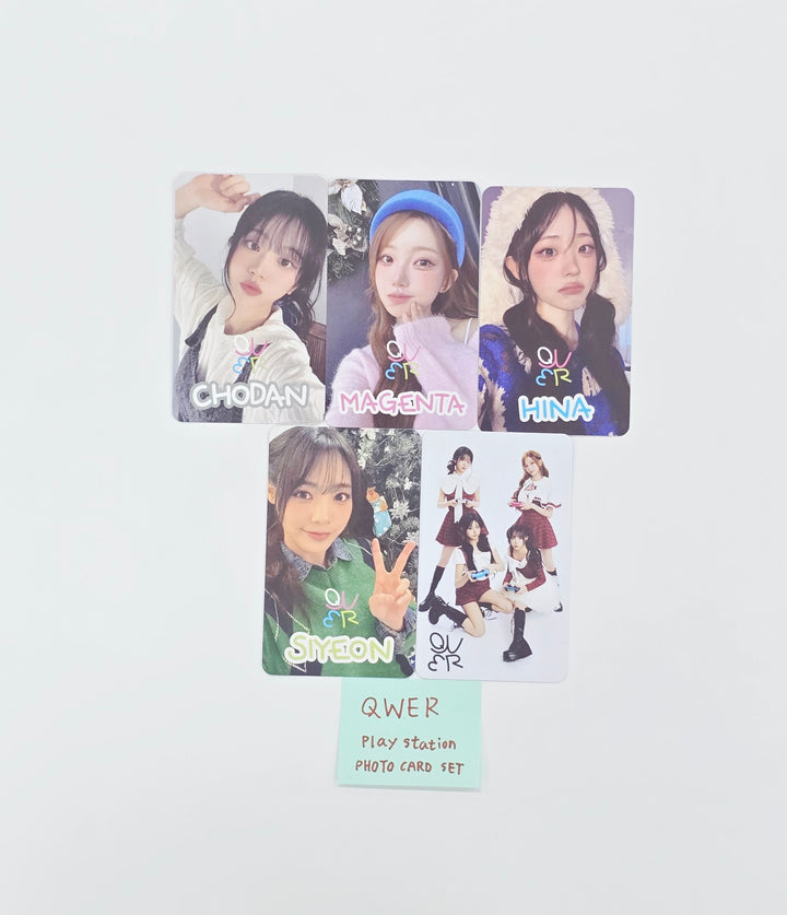 QWER - Play Station Event Photocard set (5ea) [26.04.22]