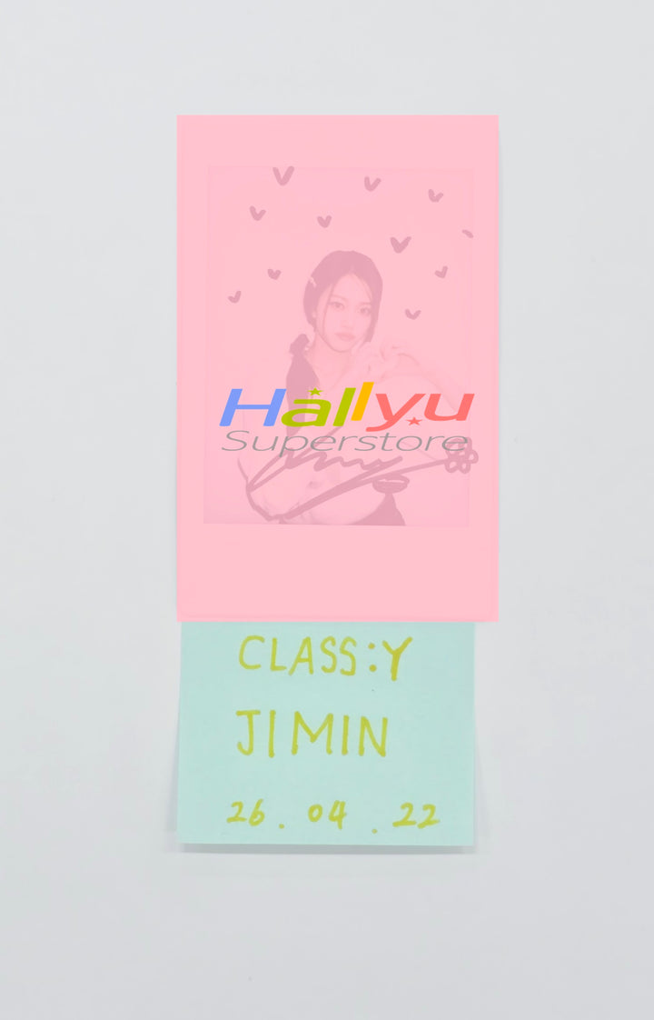 JIMIN (of CLASS:y) - Hand Autographed(Signed) Polaroid [26.04.22]