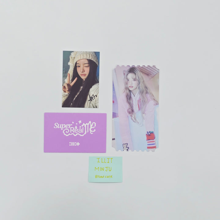 ILLIT - Broadcast Hand Autographed(Signed) Photocard + Photo Ticket Set [26.04.22] Must Read !