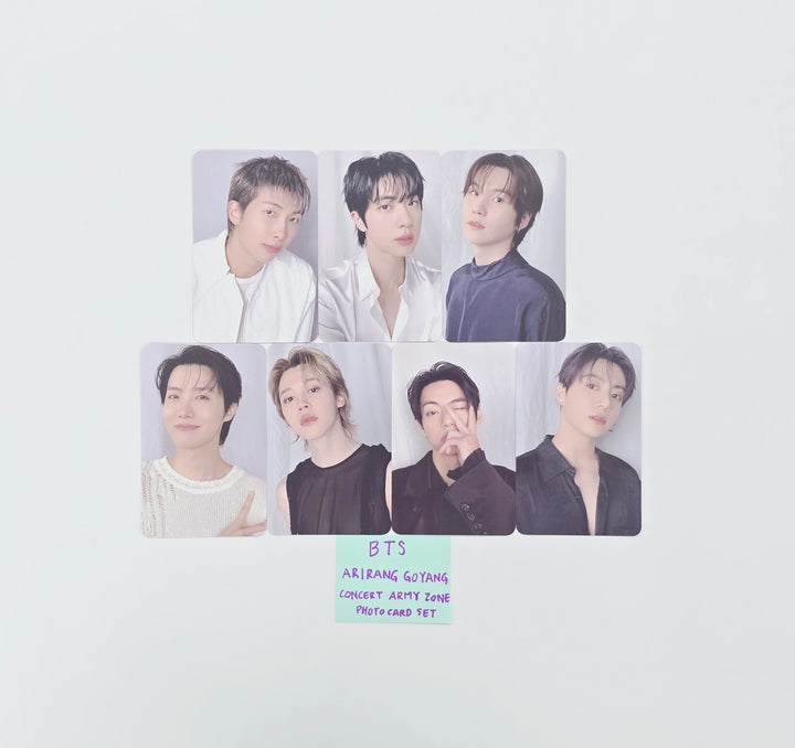 BTS "ARIRANG " - GOYANG Concert ARMY ZONE Photocard Set (7ea) [26.04.22][Restocked04/23]