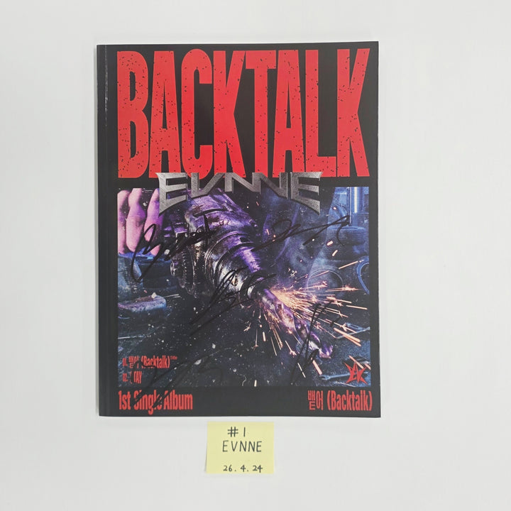 EVNNE “Backtalk” - Hand Autographed(Signed) Promo Album [26.04.24]