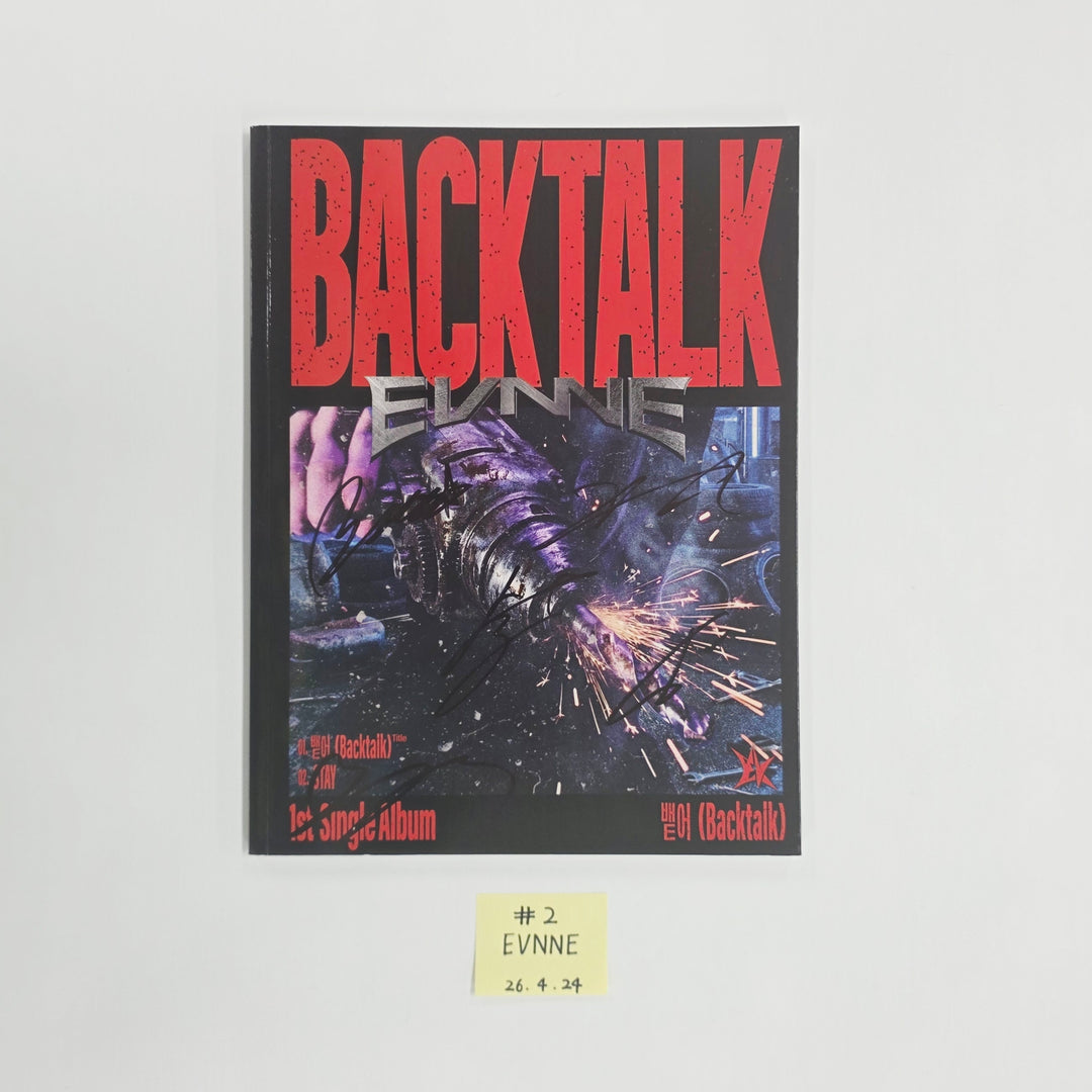 EVNNE “Backtalk” - Hand Autographed(Signed) Promo Album [26.04.24]