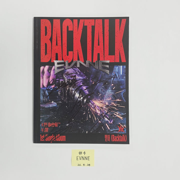EVNNE “Backtalk” - Hand Autographed(Signed) Promo Album [26.04.24]
